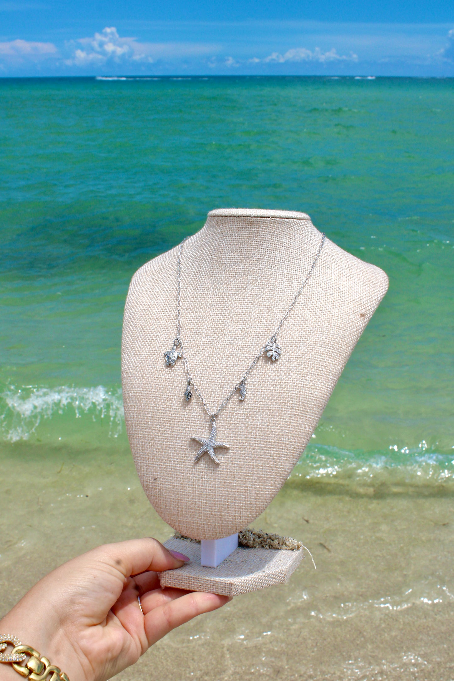 Silver Seaside Necklace