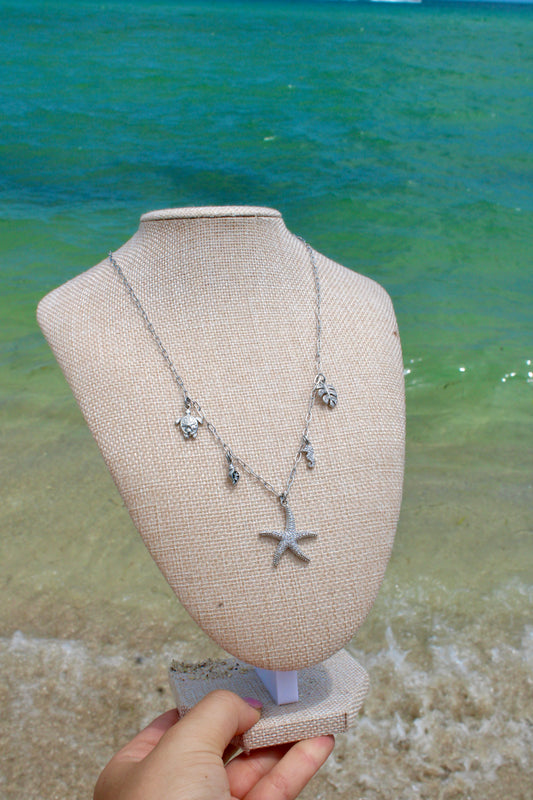 Silver Seaside Necklace