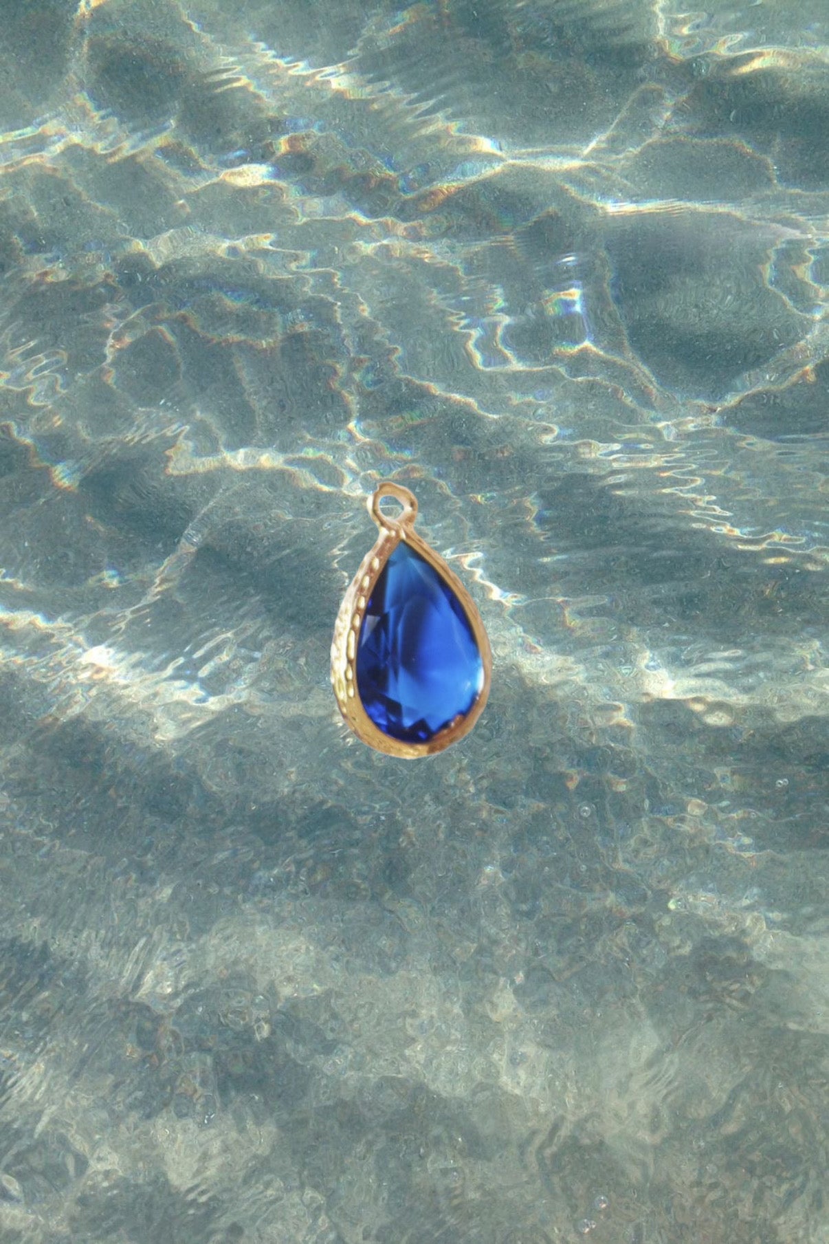 Dark Blue Gem Charm