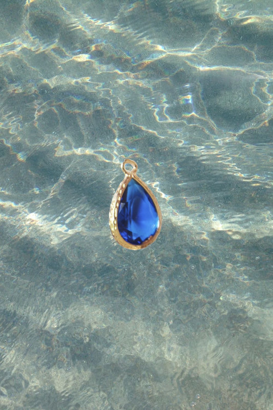 Dark Blue Gem Charm