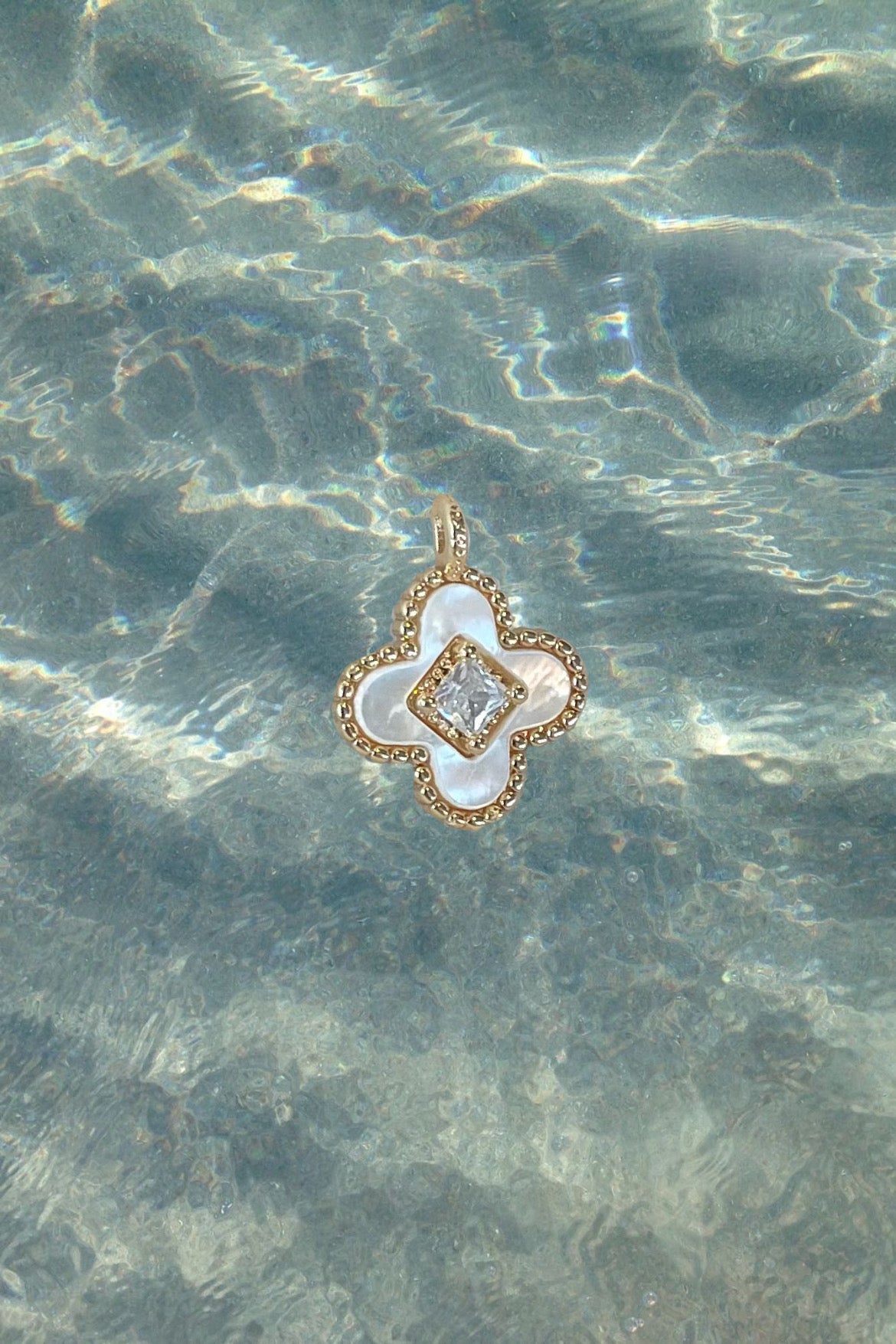 Opal Geometric Charm