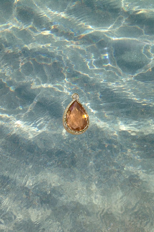 Orange Gem Charm