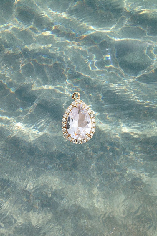 Crystal Teardrop Gem