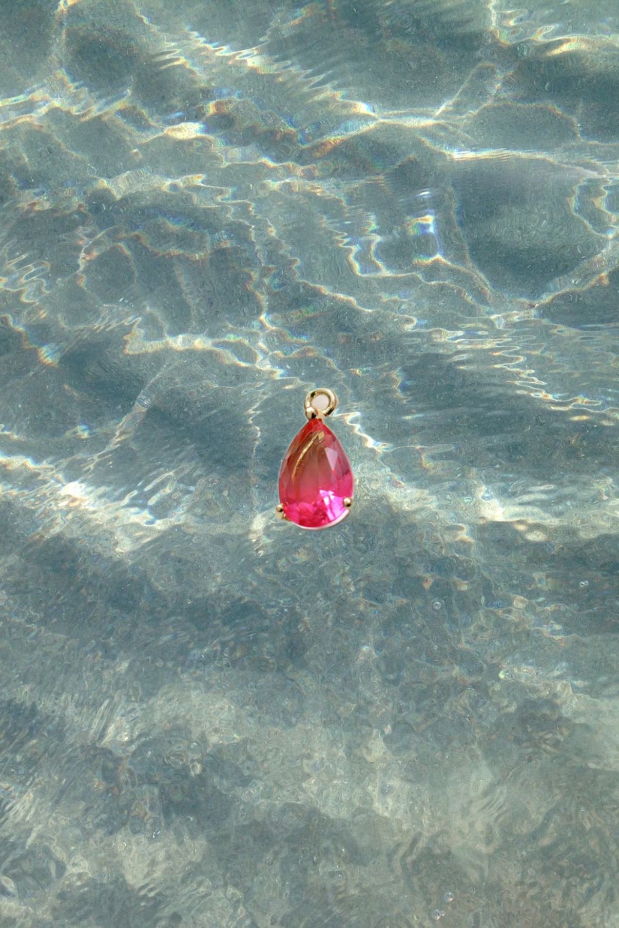 Hot Pink & Orange Gem