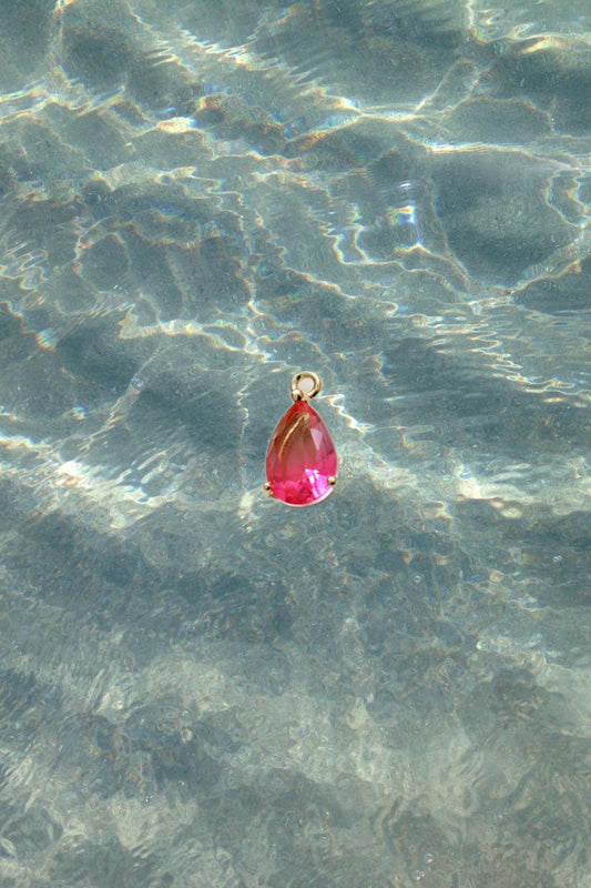 Hot Pink & Orange Gem