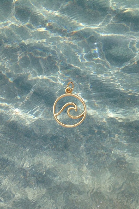 Ocean Wave Charm