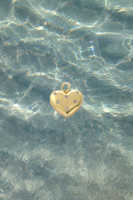 Gold Heart Charm