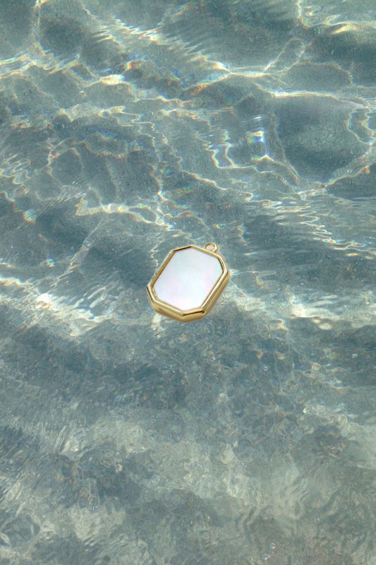 Opal Square Charm
